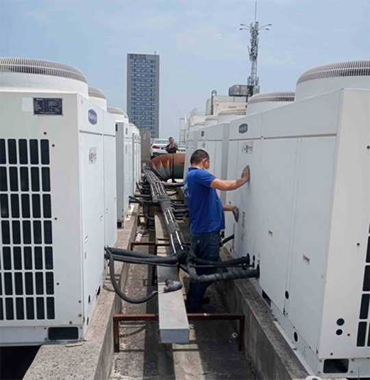 汝南中央空调制热和不制冷系统维修方法